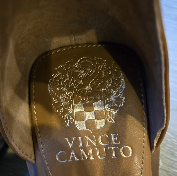 Vince Camuto Baylees Leather Espadrille Wedge Sandal Size 10 - Picture 5 of 7